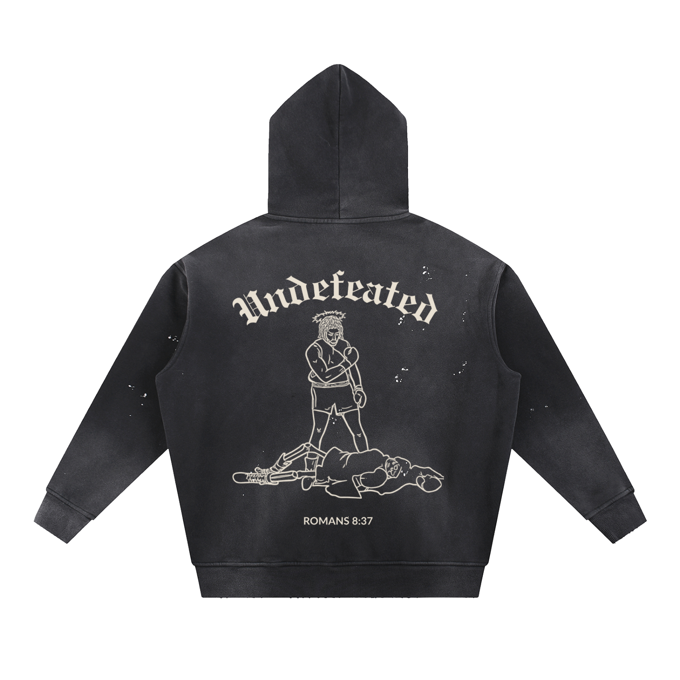 UNDEFEATED — Vintage Washed Hoodie by Made Clothing Co. — styled product view
