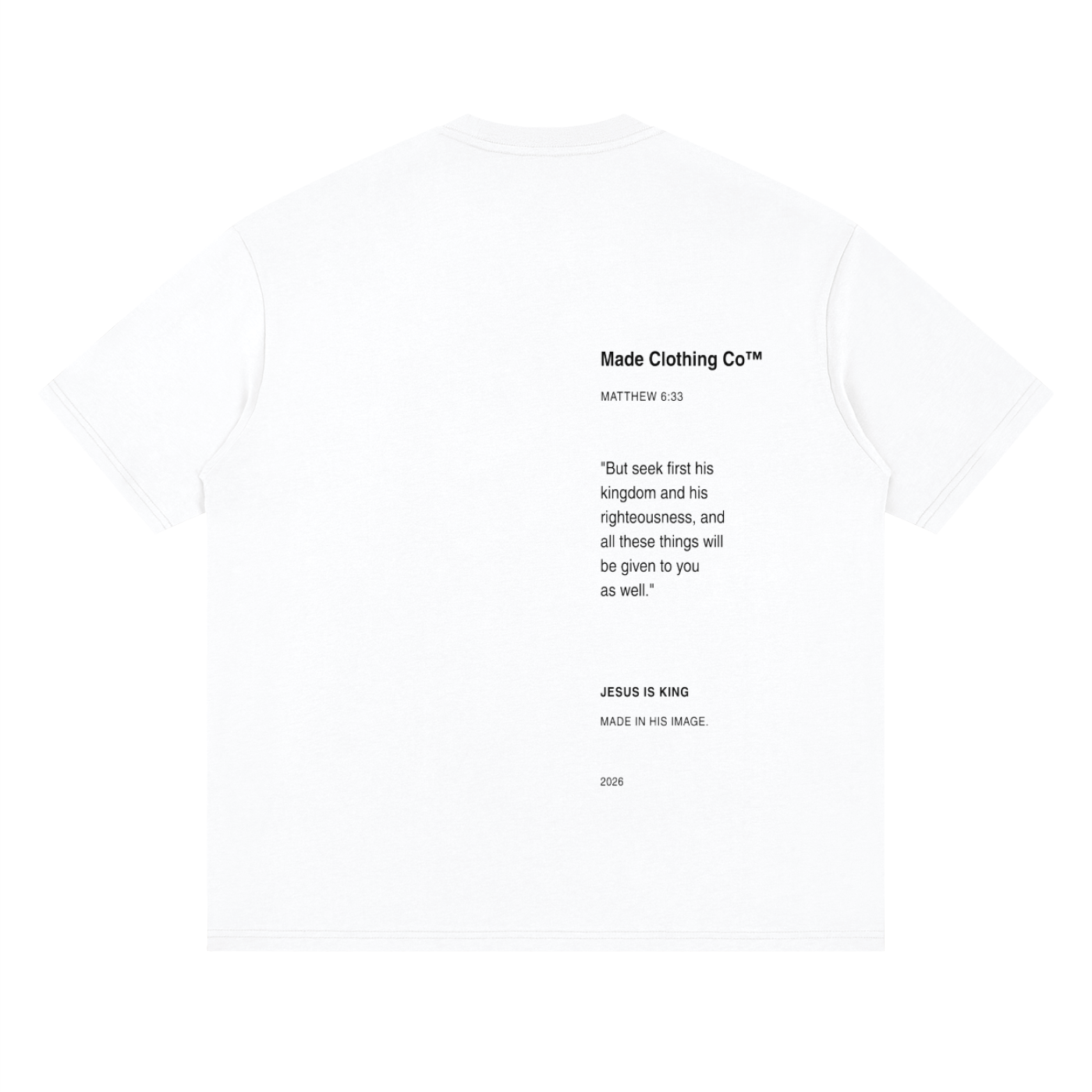 LORD'S DISCIPLE — Relaxed Tee by Made Clothing Co. — styled product view