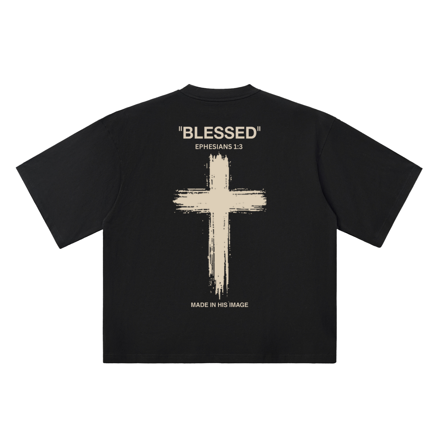 BLESSED — Oversized Street Tee by Made Clothing Co. — garment detail