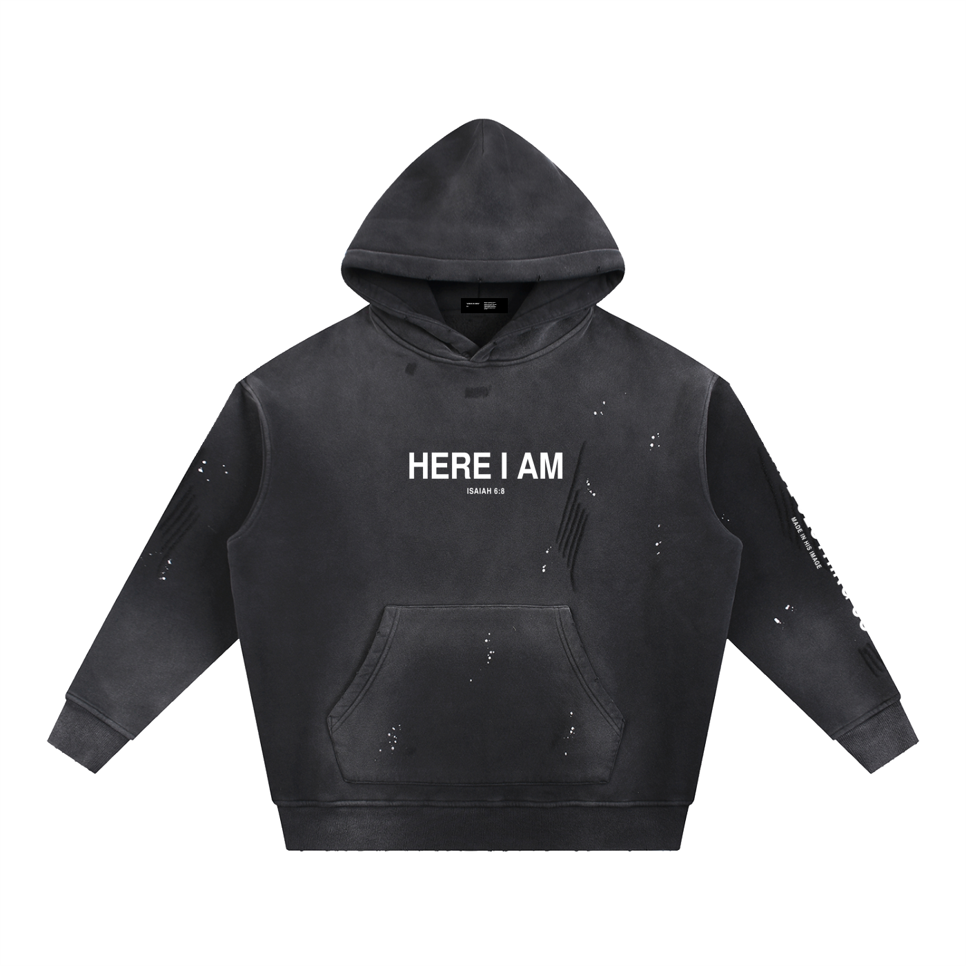 SEND ME — Vintage Washed Hoodie by Made Clothing Co. — alternate product view