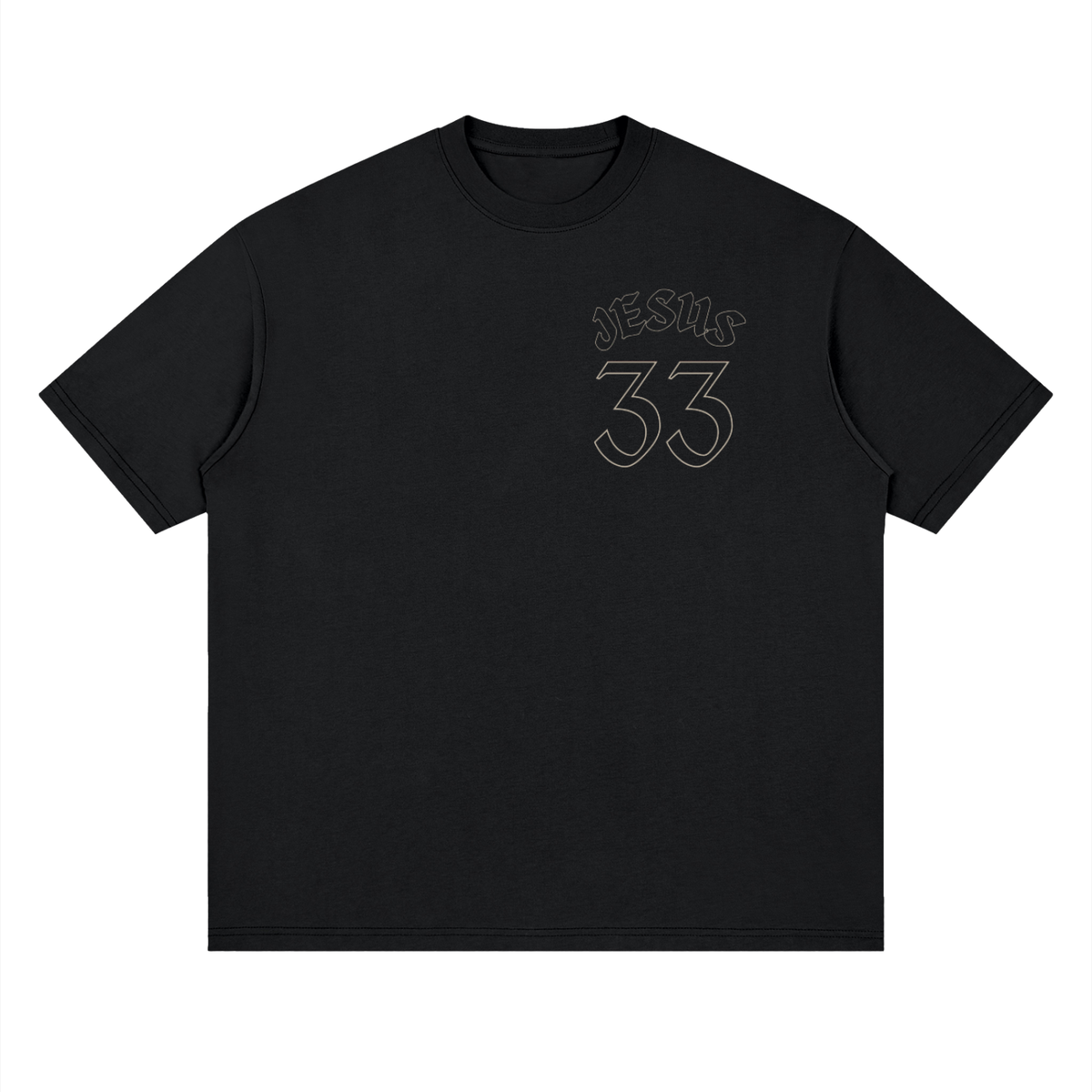 JESUS 33 — Relaxed Tee by Made Clothing Co. — alternate product view