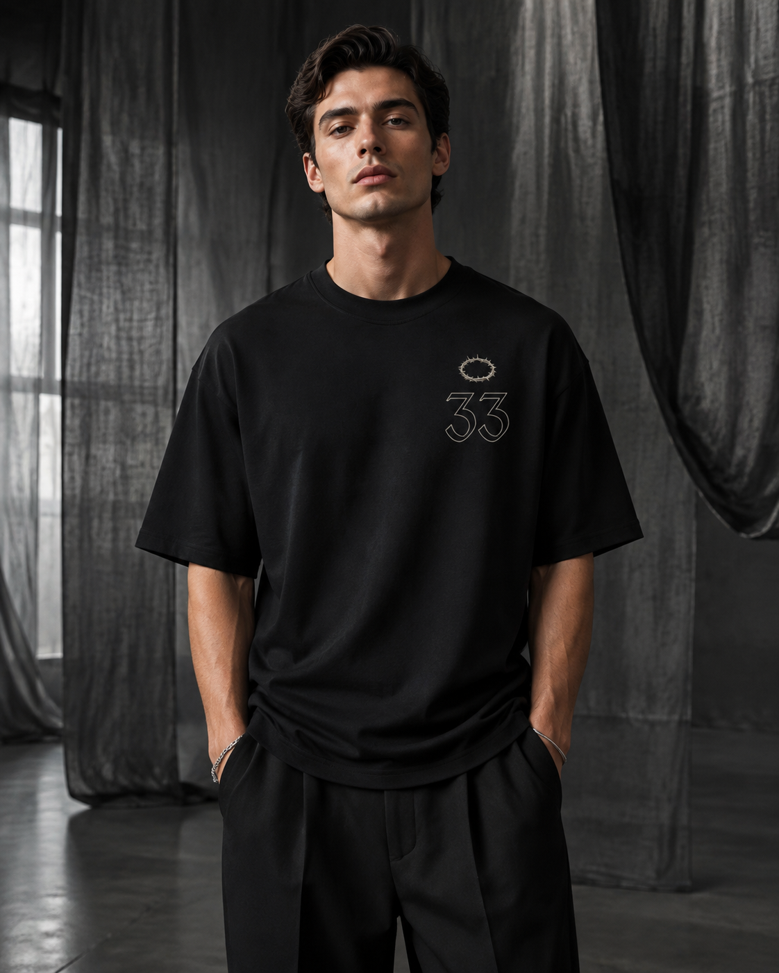 UNDEFEATED — Relaxed Tee by Made Clothing Co. — front product view