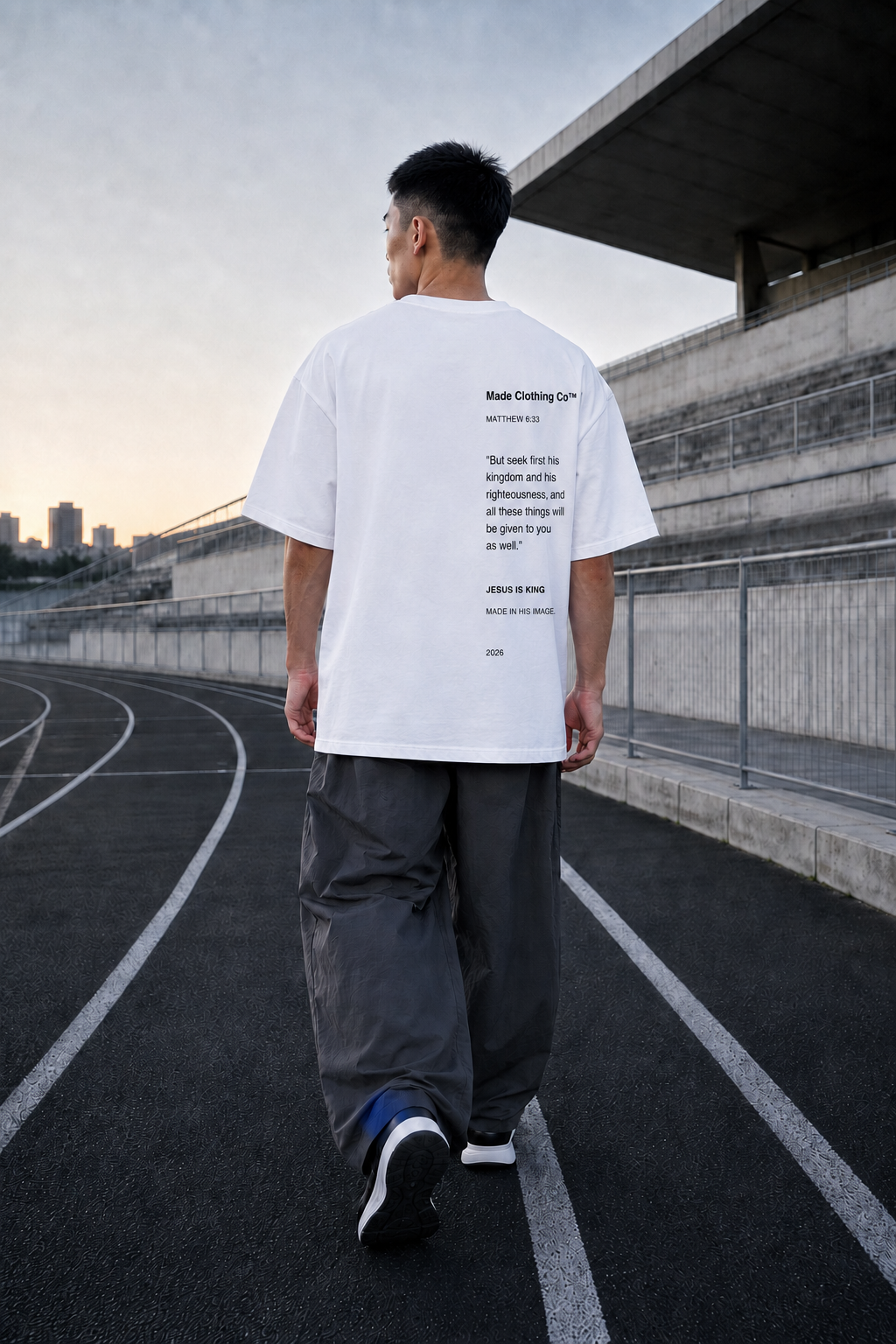 LORD'S DISCIPLE — Relaxed Tee by Made Clothing Co. — back product view
