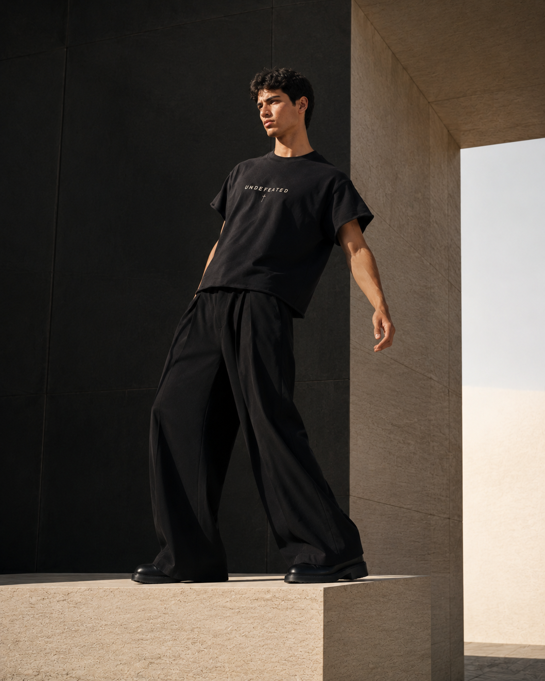 UNDEFEATED — Boxy Tee by Made Clothing Co. — alternate product view