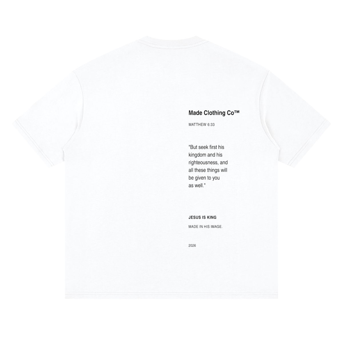 LORD'S DISCIPLE — Relaxed Tee by Made Clothing Co. — styled product view