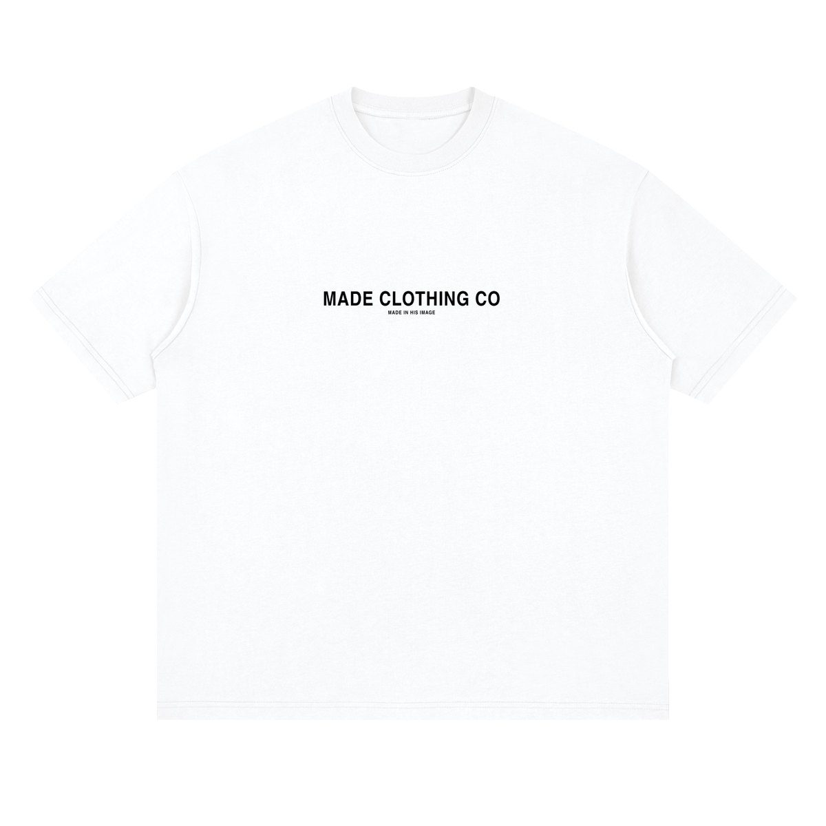 VISIONS OF EZEKIEL — Relaxed Tee by Made Clothing Co. — garment detail