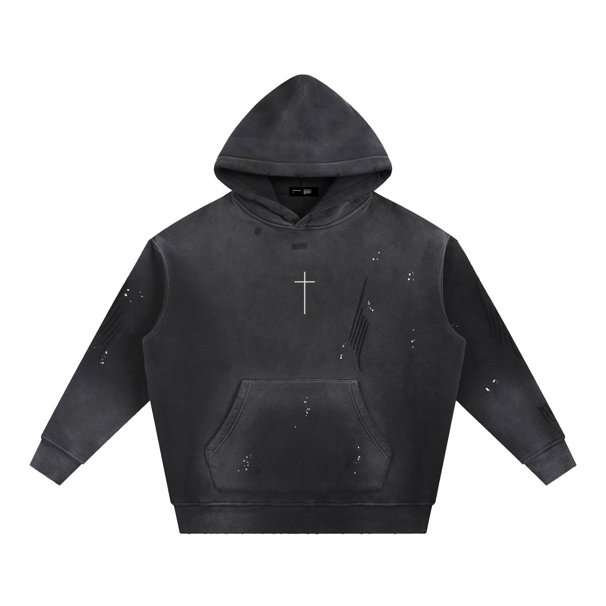 UNDEFEATED — Vintage Washed Hoodie by Made Clothing Co. — garment detail