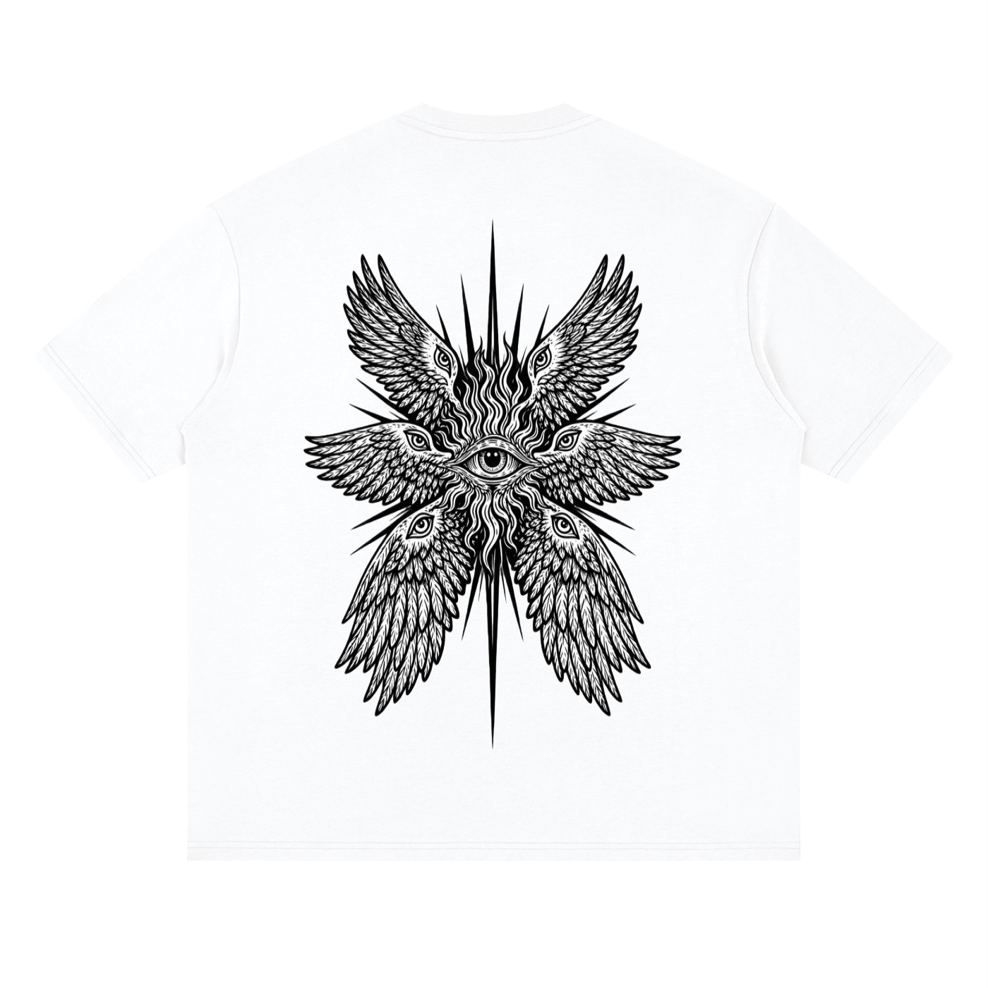 VISIONS OF EZEKIEL — Relaxed Tee by Made Clothing Co. — styled product view